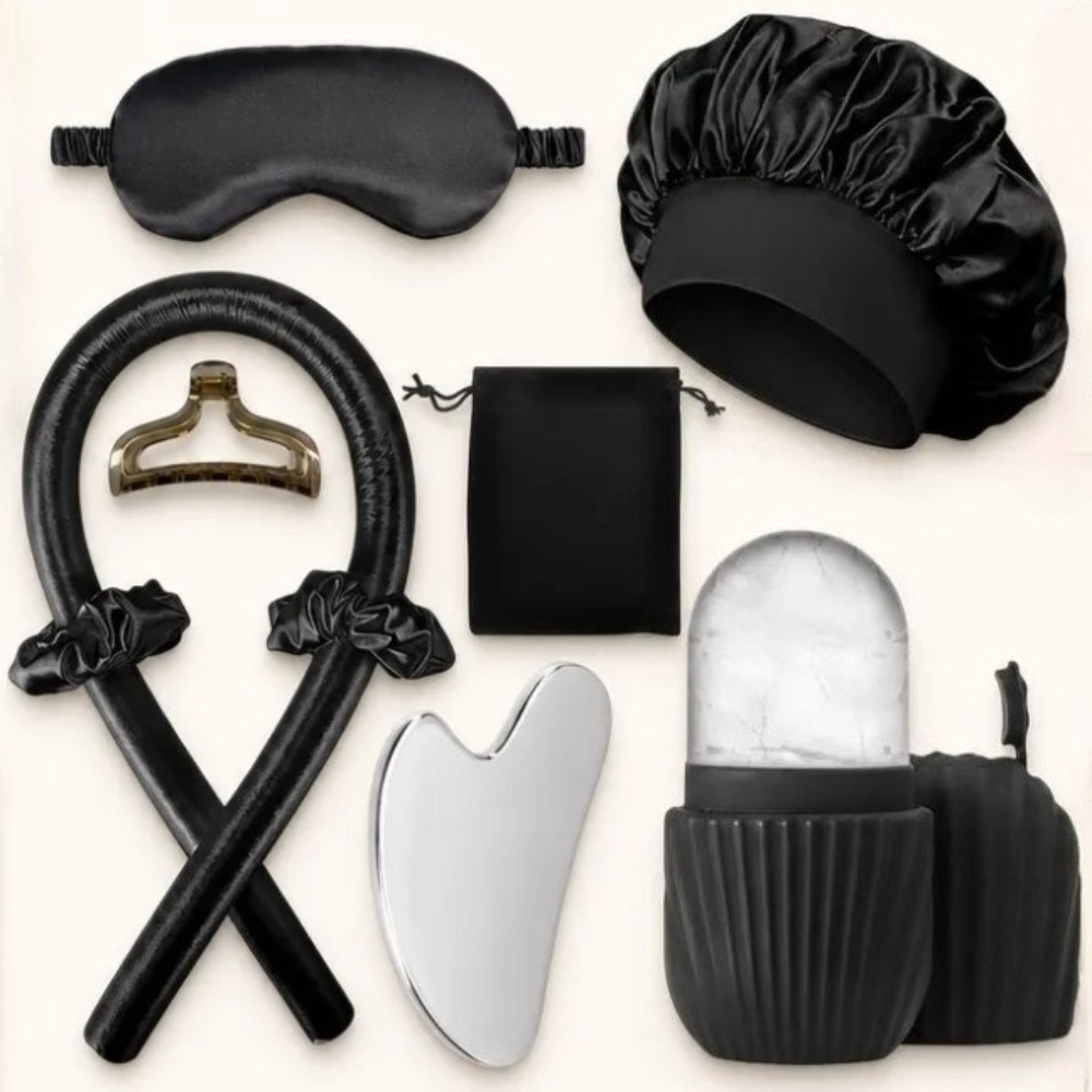 Women Accessories Combo Gift - Zestaw do spania z jedwabiu 3/4/5/9-częściowy: