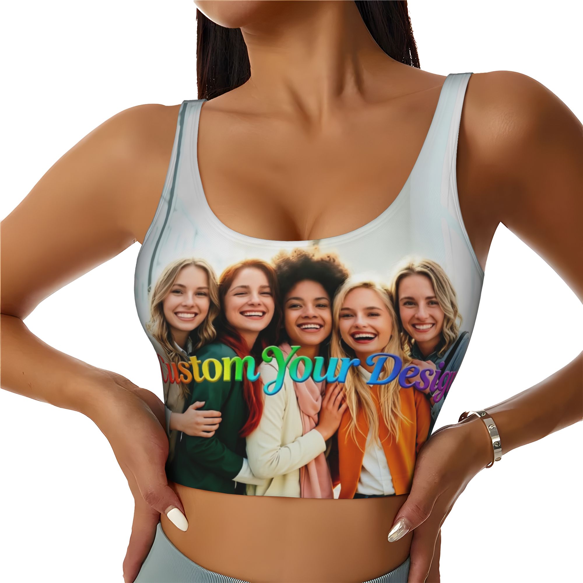 Women Accessories Logo Design - Biustonosz sportowy dla kobiet z własnym