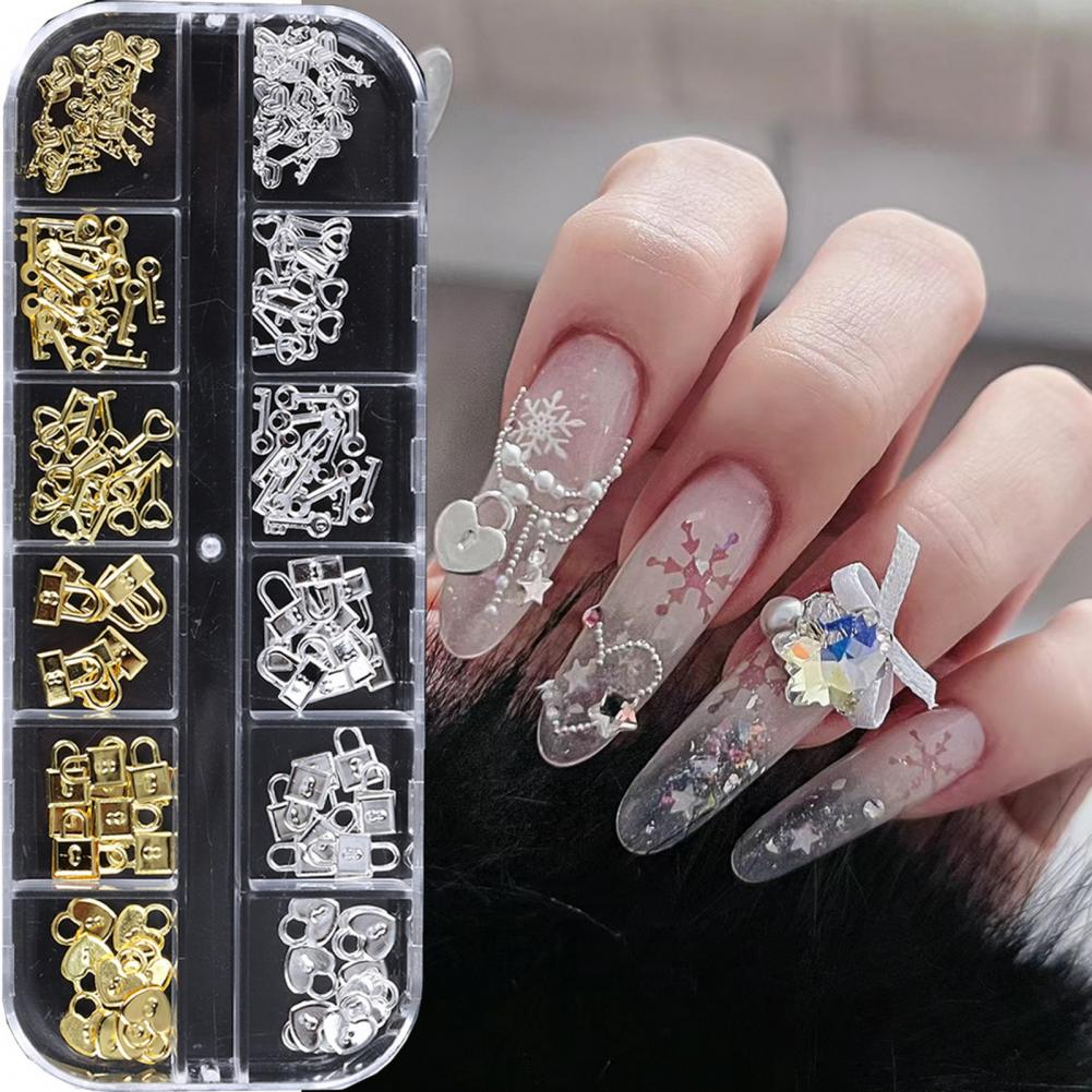 Women Accessories Combo Gift - 1 Box Nail Art Charm 12