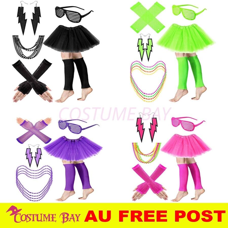 Women'S Accessories In The 80S - PESENAR Damska Neonowa Spódniczka Tutu w