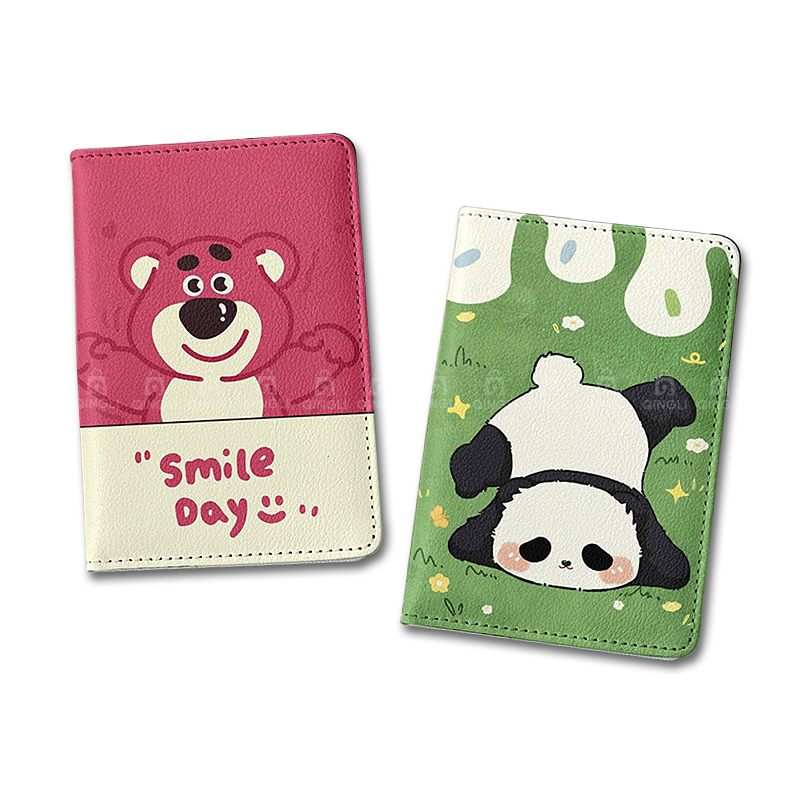 Women'S Accessories Wallet - Urocza okładka na paszport z pandą,