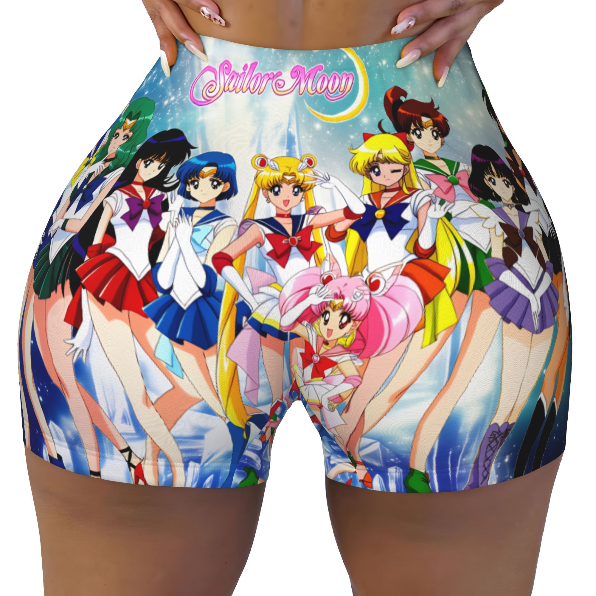Women'S Volleyball Accessories - Spersonalizowane spodenki sportowe Sailor Moon Mercury
