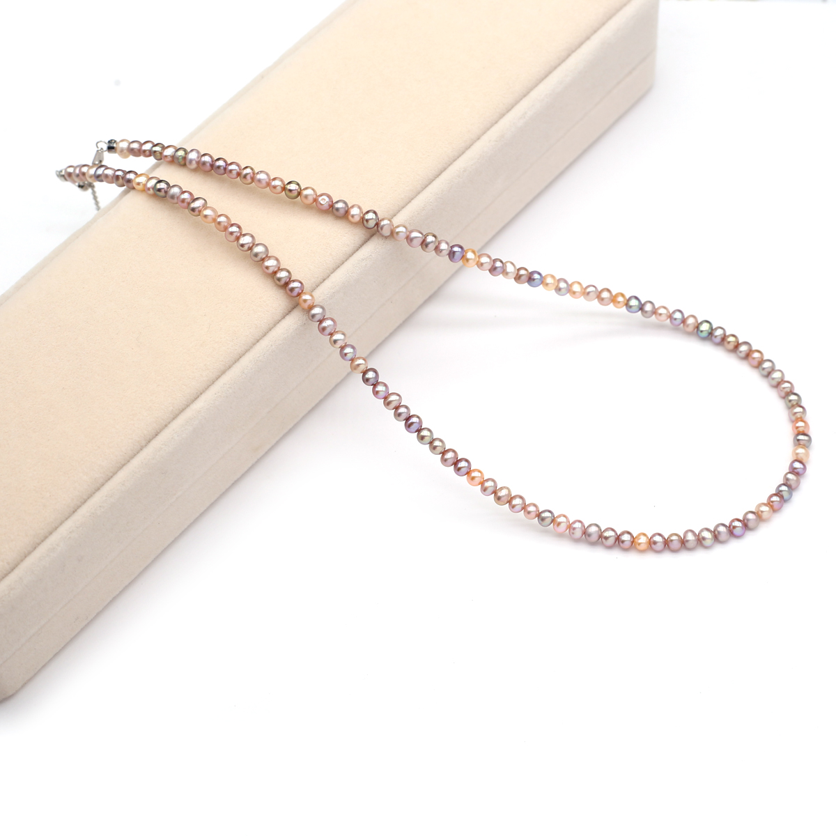 Woman Accessory - Naszyjnik z prawdziwych naturalnych pereł słodkowodnych