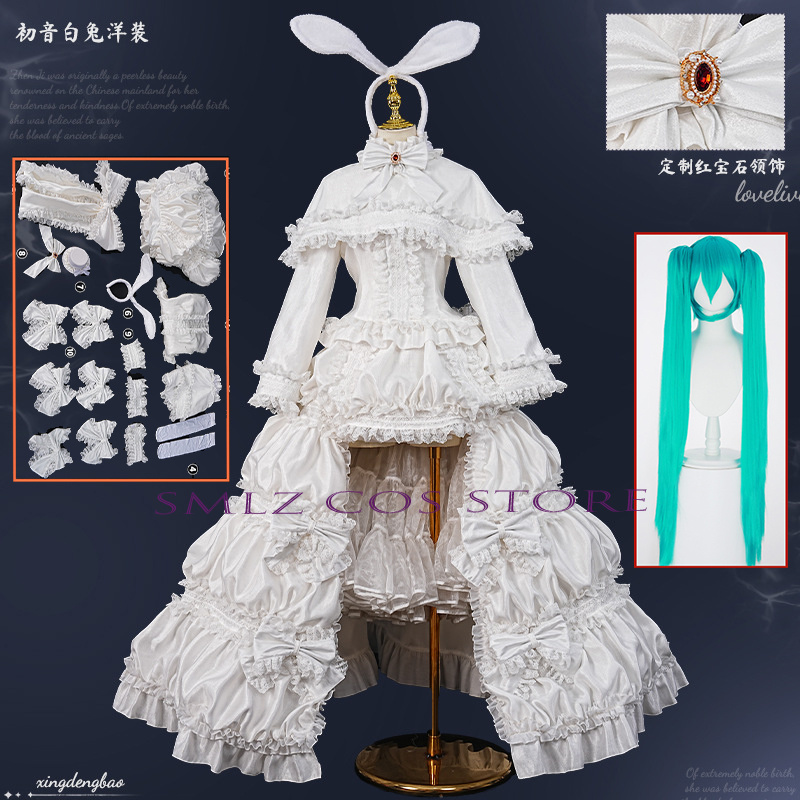Women'S Anime Accessories - Kostium Cosplay Anime Króliczka MikuuU 2026,
