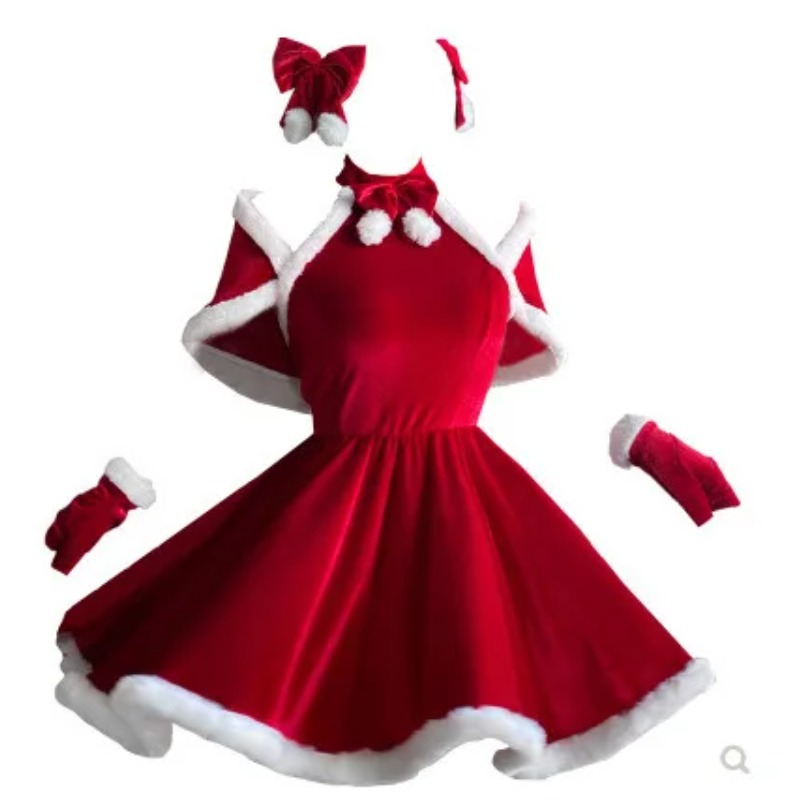 Kostium Świąteczny Cosplay Suk – Women'S Red Accessories recenzja i cena