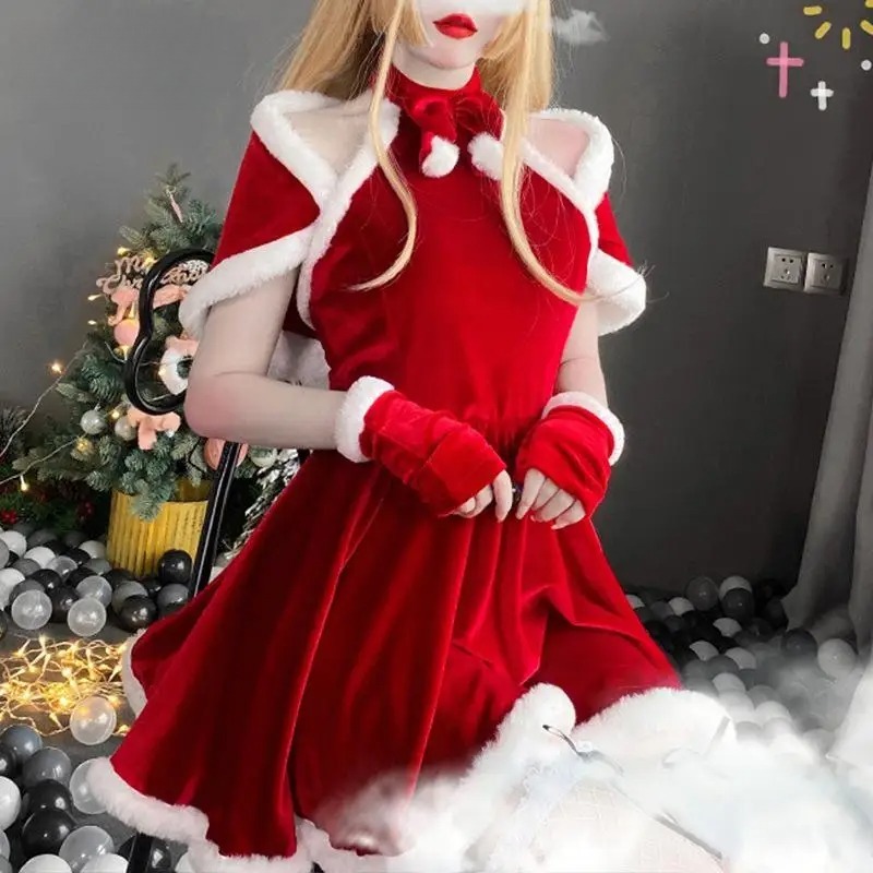 Kostium Świąteczny Cosplay Suk – Women'S Red Accessories recenzja i cena