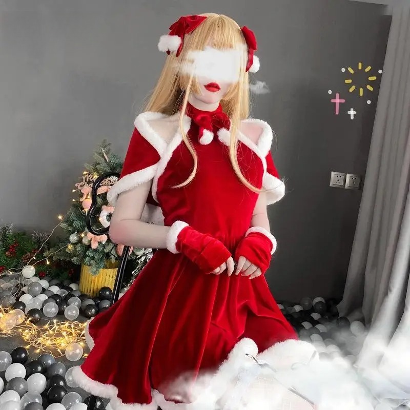 Kostium Świąteczny Cosplay Suk – Women'S Red Accessories recenzja i cena