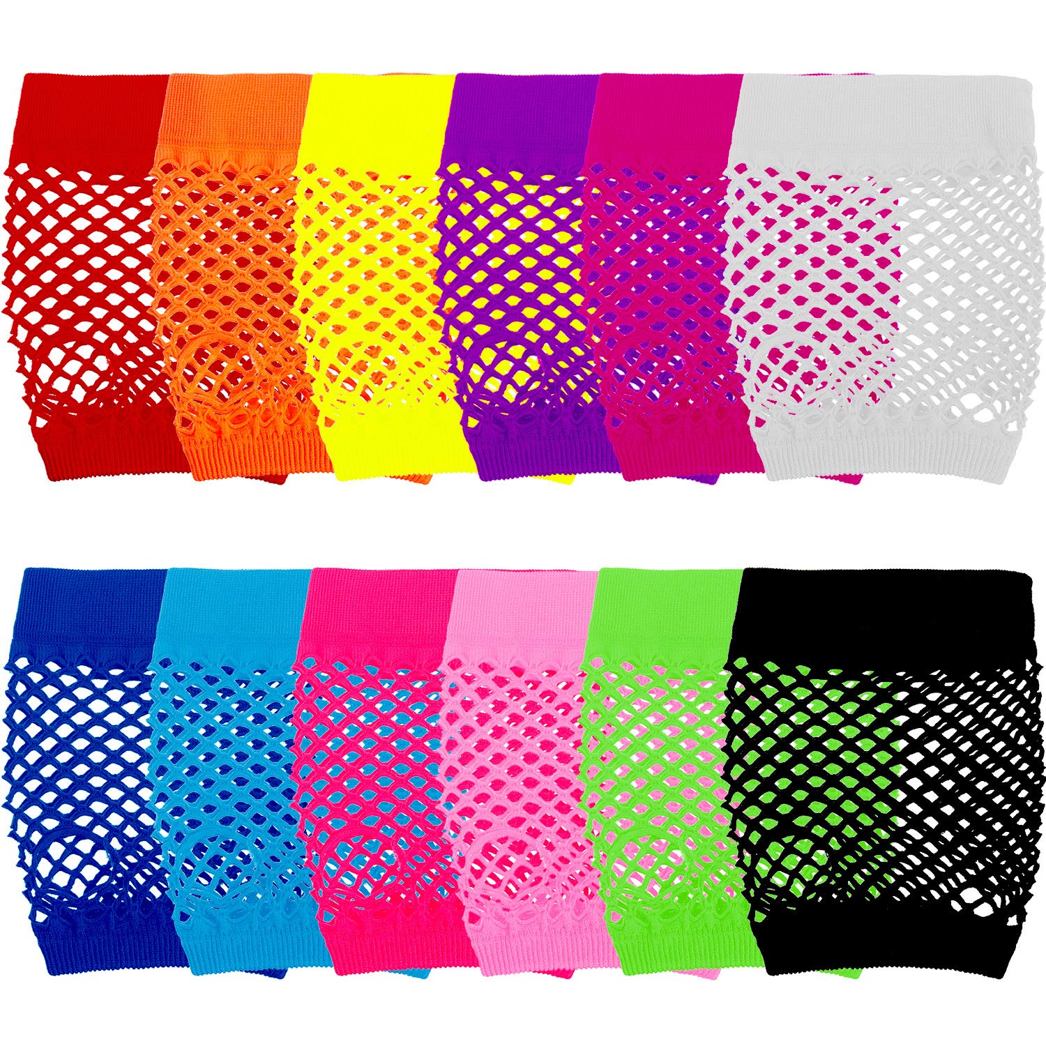 24 Pary Neonowych Rękawiczek B – Women'S Accessories In The 80S recenzja i cena
