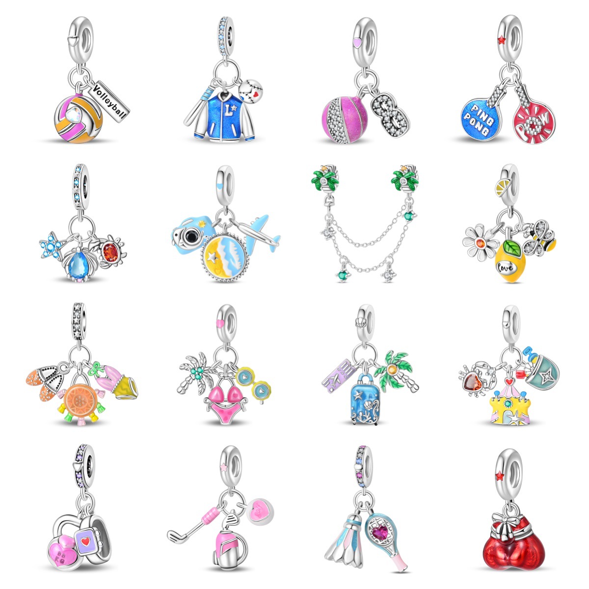 Oryginalne zawieszki posrebrza – Women'S Volleyball Accessories recenzja i cena