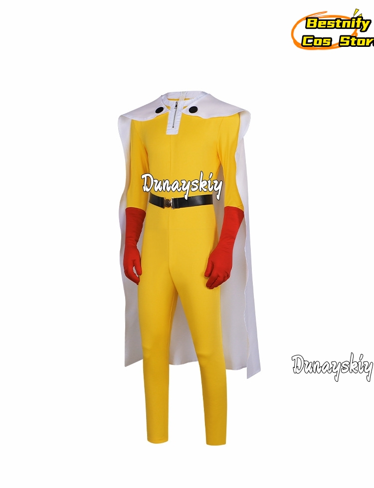 Kostium Cosplay Saitama MAN {B – Women'S Red Accessories recenzja i cena